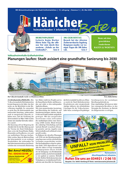 Hänicher Bote | Mai-Ausgabe 2026