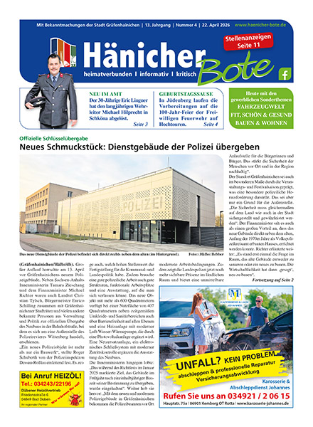 Hänicher Bote | April-Ausgabe 2026