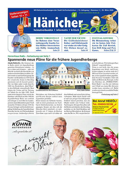 Hänicher Bote | März-Ausgabe 2026
